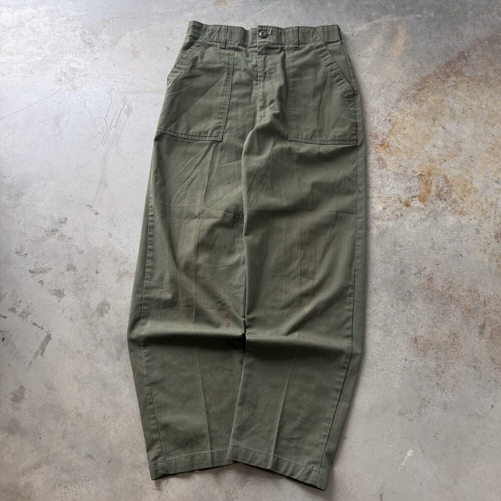 Vintage 80’s OG-507 Trousers Military Pants Size 29x30 Olive Green True Vintage